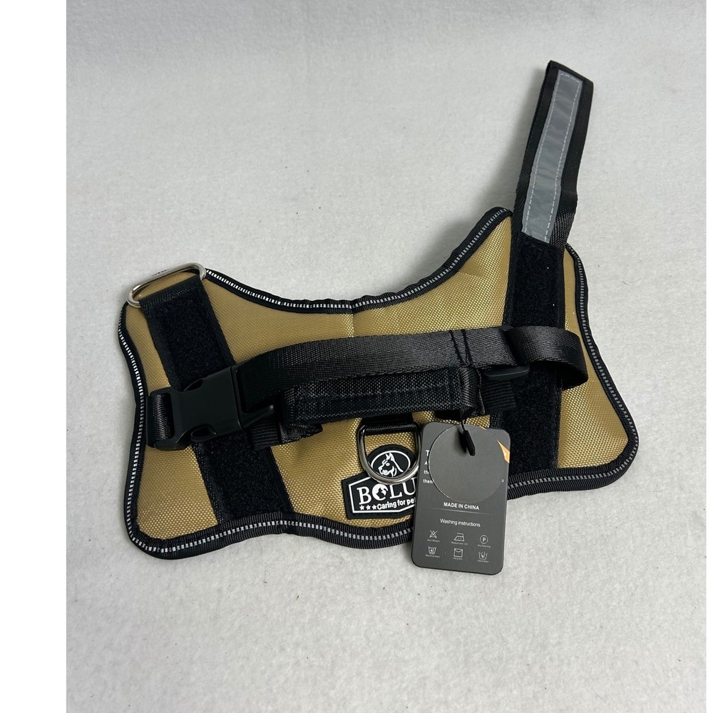 Tactical Reflective Boluxโ Dog Harness Sm Army Yellow No Pull Safety Vest Handle